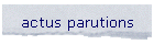 actus parutions