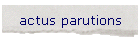 actus parutions