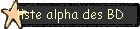 liste alpha des BD